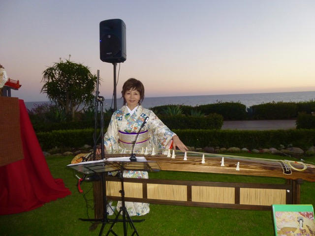 Montage Hotel ラグーナビーチ 琴演奏